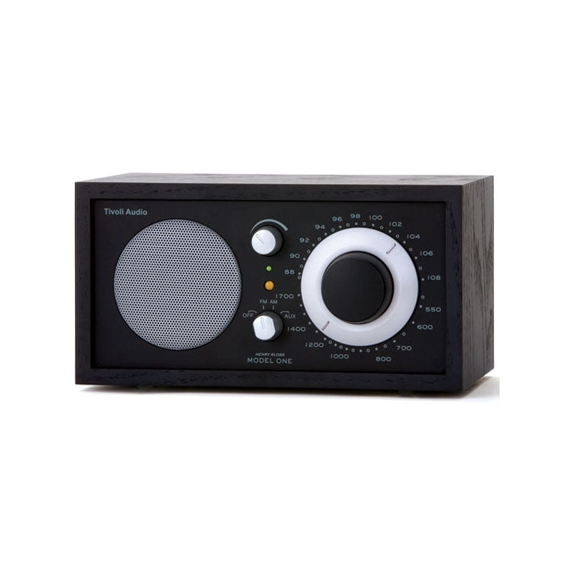 Radio Tivoli Frontale Nero E Cabinet Nero Radio Tivoli