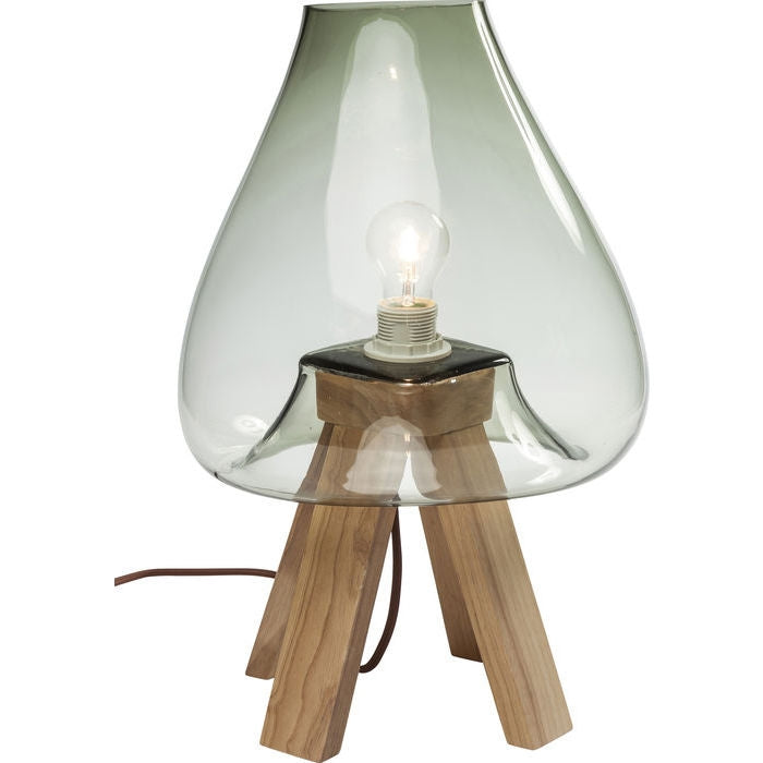 Lampada Da Tavolo Eternity Grigio Chiaro Kare Design