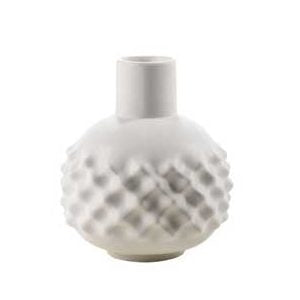 Vaso Ceramica Alveare Opaco Bianco H28 Oakom Oakom