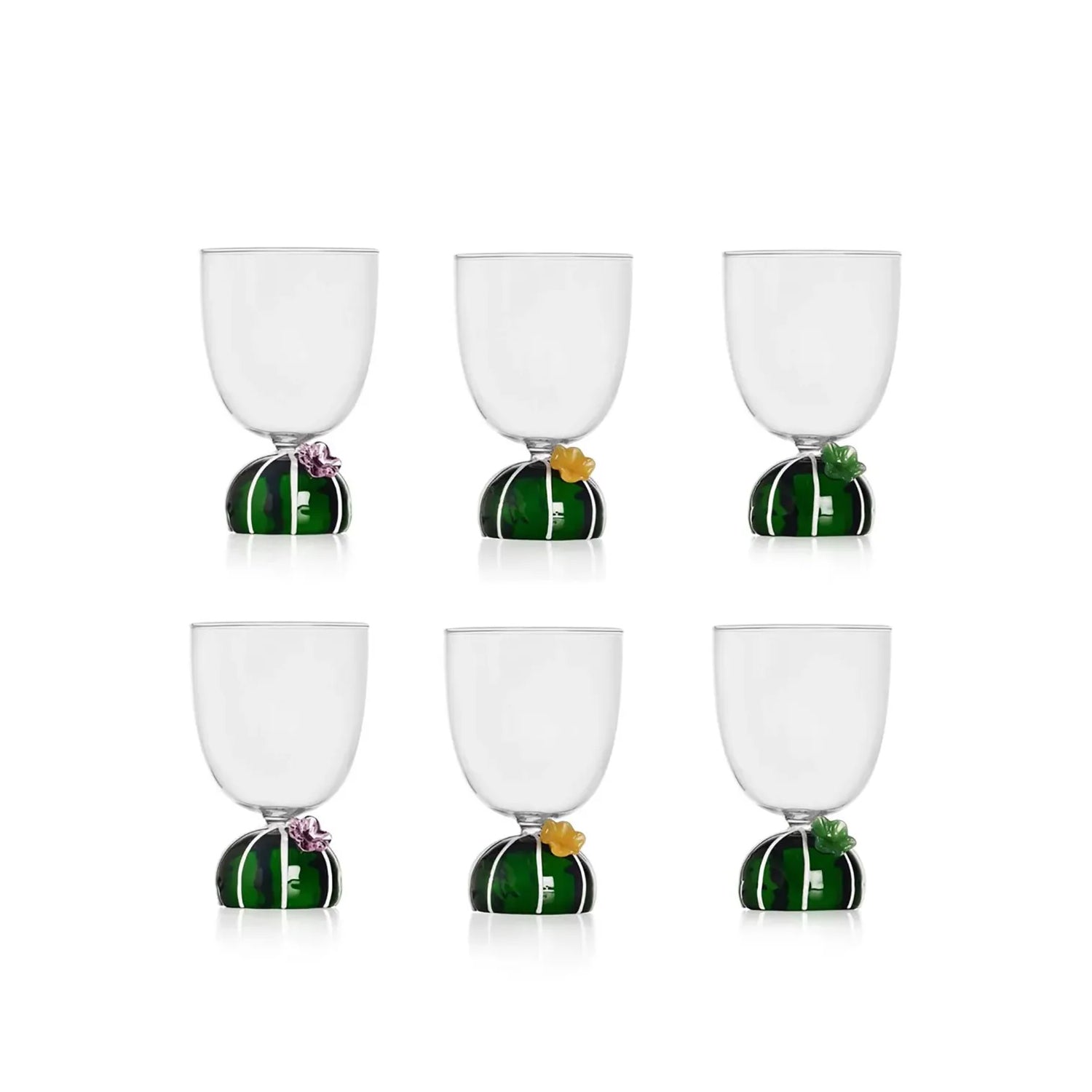 Set 6 bicchieri cactus Ichendorf