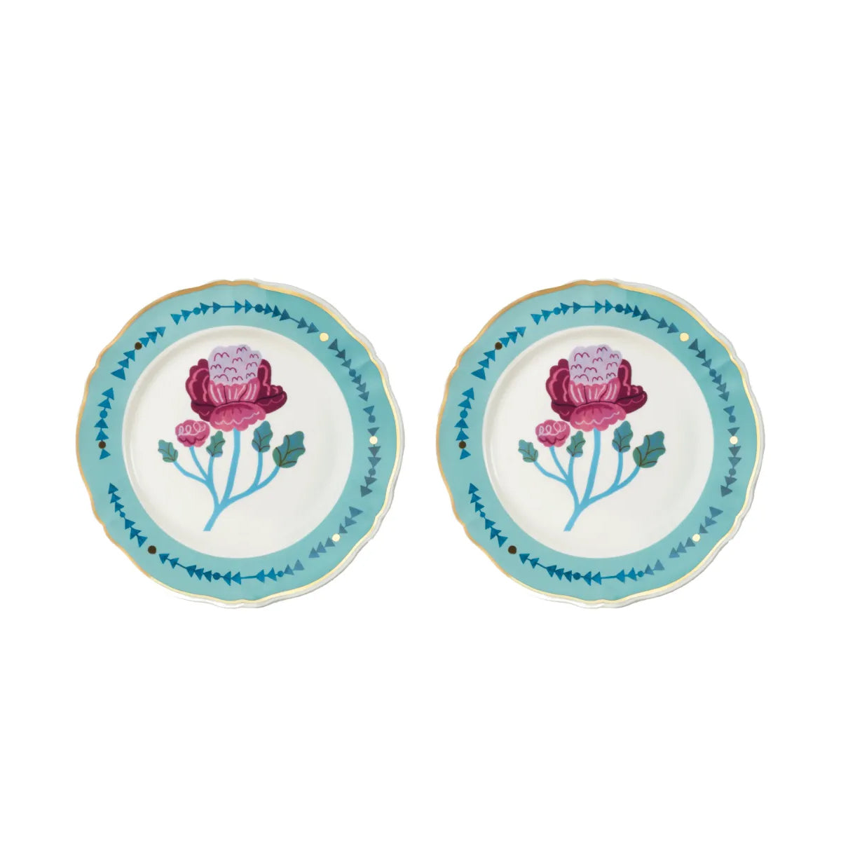 Set 2 piatti Geranio 26.5 cm Bitossi Home