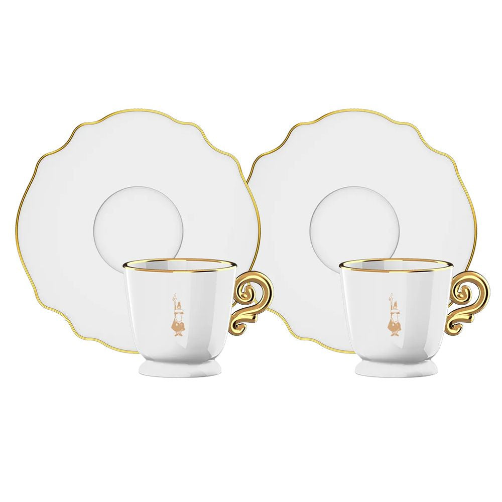 Set 2 Tazze Cappuccio Puregold Bialetti Exclusive