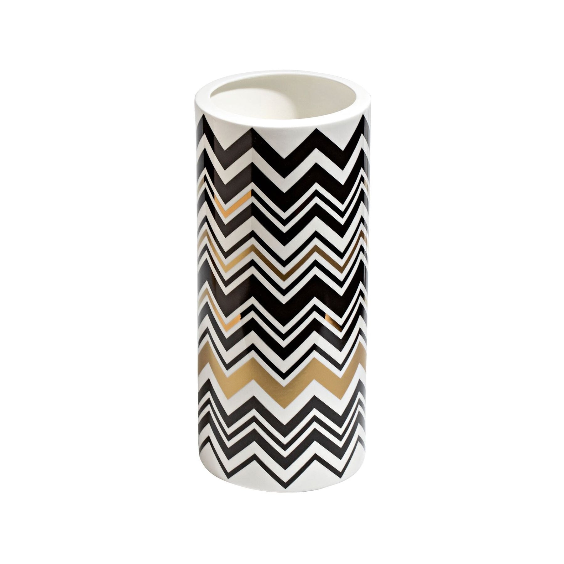 Vaso Grande Zig Zag Gold Missoni