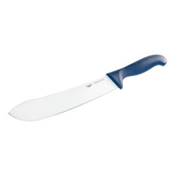 coltello scimitarra cm 27 manico blu coltelleria serie tranciata Paderno