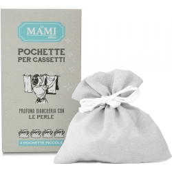 Set 4 pz sacchetto piccolo bianco per perle profumate mami milano