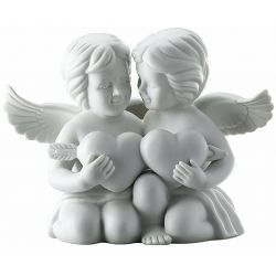 Coppia angeli cuore 6.5 cm Rosenthal