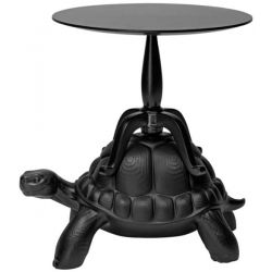 Tavolino tartaruga Qeeboo nero