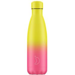 CH-Bottiglia 500 ml - Gradient - Neon Yellow/Pink chilly's