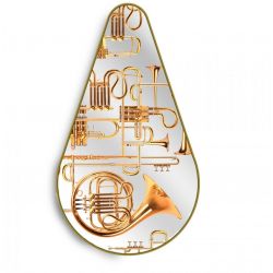 Specchio Sagomato Toiletpaper-Trumpets Cm.45 H.80,5 Seletti