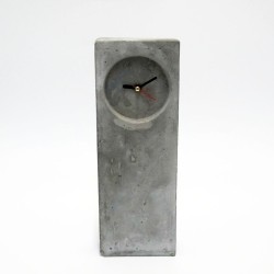 Concreto orologio (d) in cemento 10x6xh30 cm Rituali Domestici