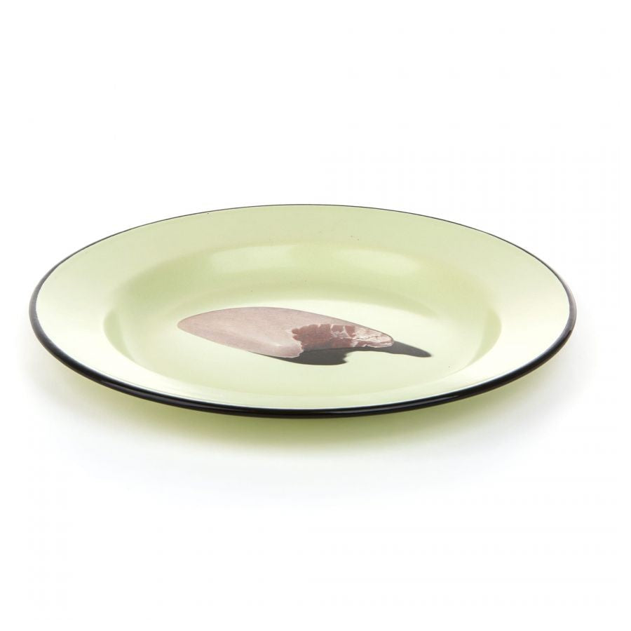 Piatto In Metallo Smaltato Toiletpaper - Saponetta Seletti