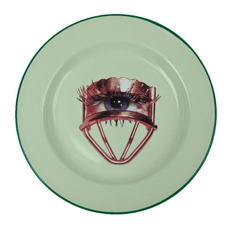 Piatto In Metallo Smaltato Toiletpaper - Occhio Seletti