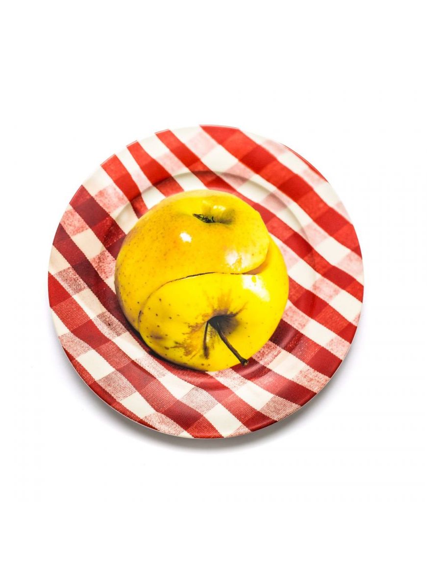 Piatto In Porcellana Toiletpaper Â Cm.27 - Mela Seletti