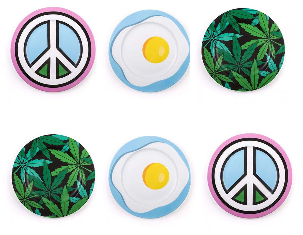 Piatto In Porcellana Studio Job-Blow Â Cm.27 - Egg Seletti