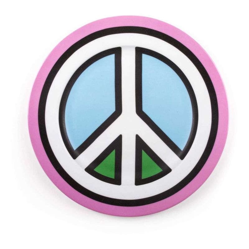 Piatto In Porcellana Studio Job-Blow Cm.27 - Peace Seletti