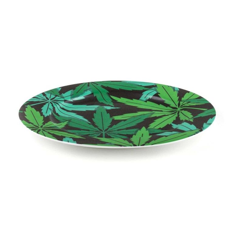Piatto In Porcellana Studio Job-Blow Â Cm.27 - Weed Seletti