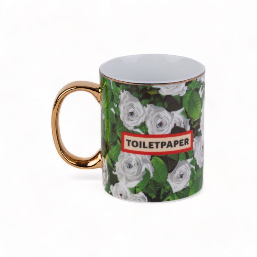 Tazza In Porcellana Toiletpaper Home - Roses Seletti