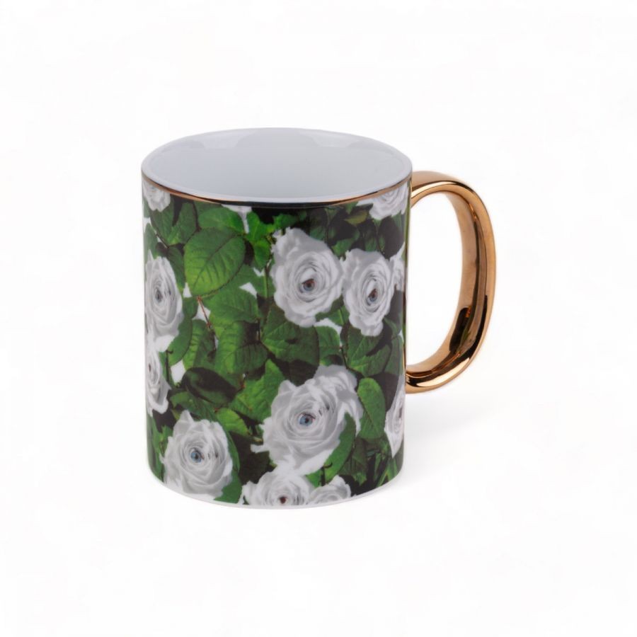 Tazza In Porcellana Toiletpaper Home - Roses Seletti