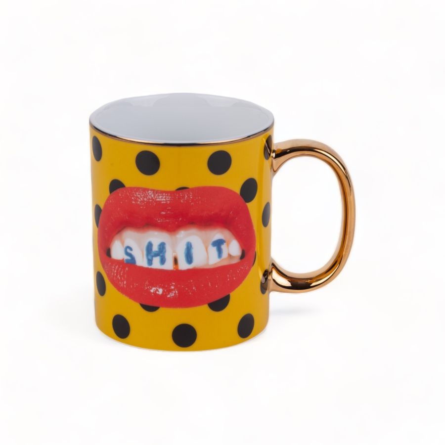 Tazza In Porcellana Toiletpaper Home - Shit Seletti