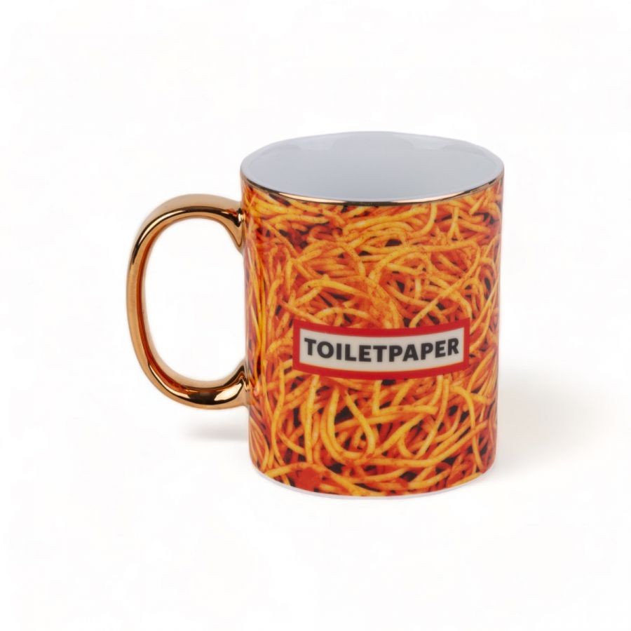 Tazza In Porcellana Toiletpaper Home - Spaghetti Seletti