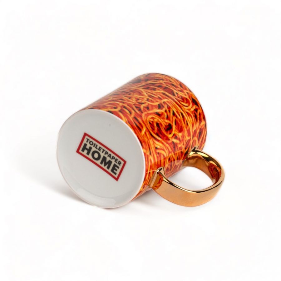 Tazza In Porcellana Toiletpaper Home - Spaghetti Seletti