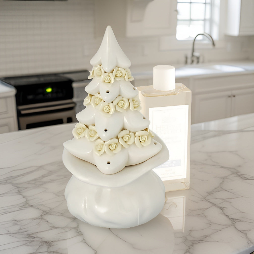 Portaessenze Albero Porcellana 18Cm Hervit