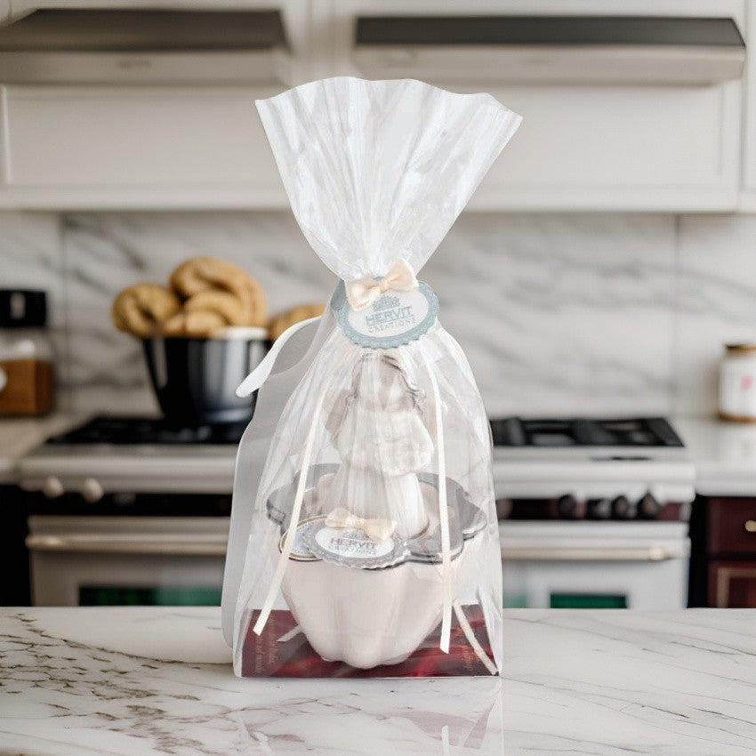 Cello Ciotola Fiore Porc.C/Angelo 13Cm Hervit