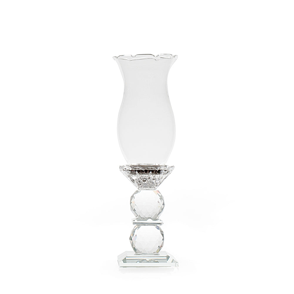 Portacandela Cristallo Sfaccettato 24Cm Hervit