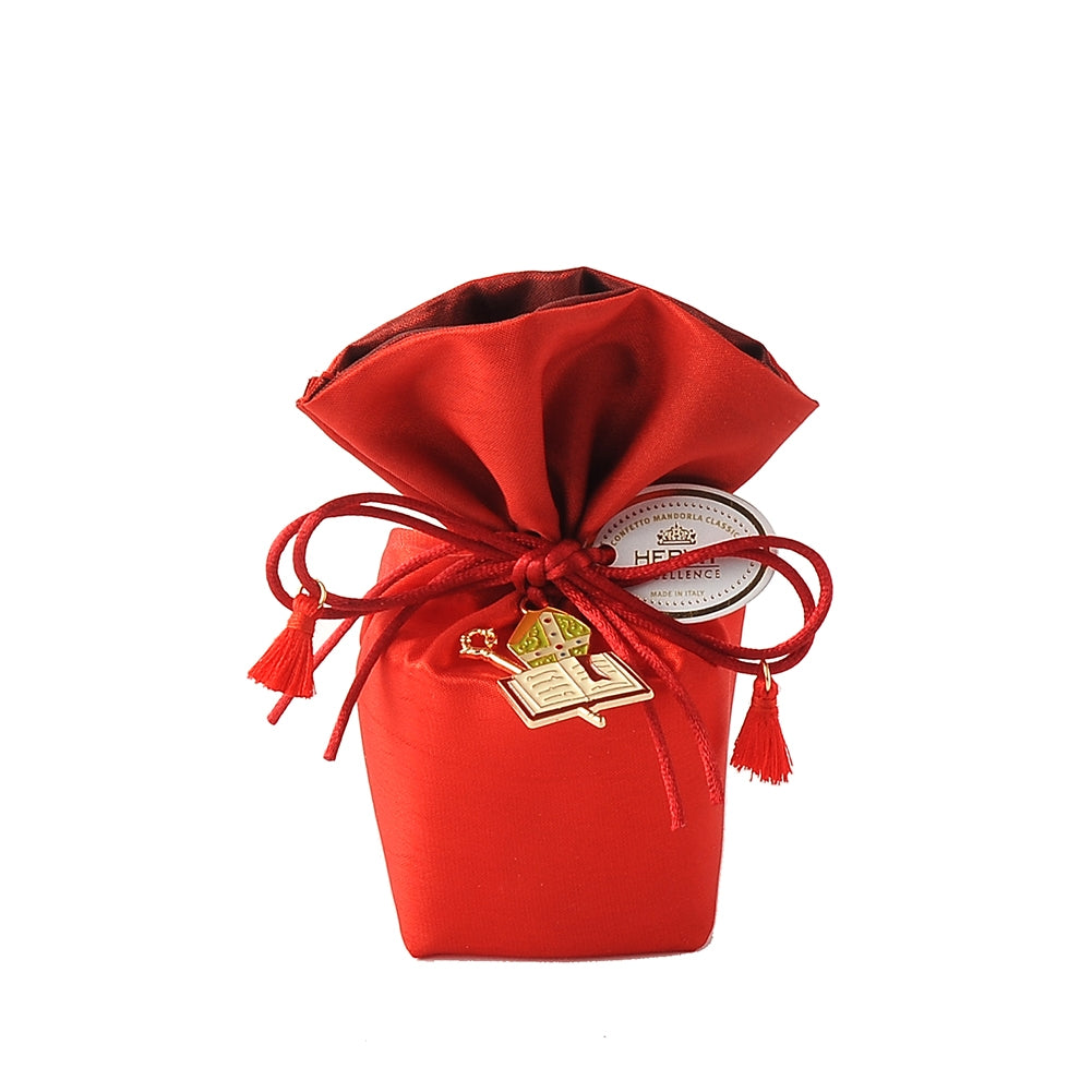 Secchiello Ross0 6X6X14Cm Cresima Hervit