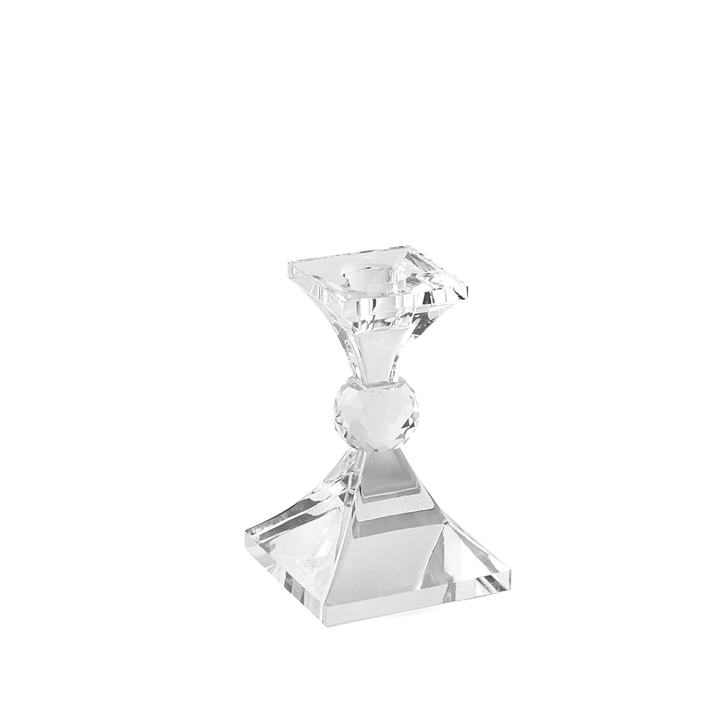 Portacandela 1 Sfere Cristallo 11,5Cm Hervit