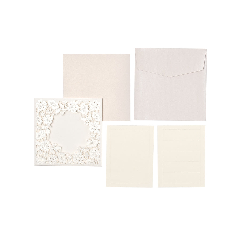 Set Partecipazione Traf.Fiori 16X16Cm Hervit