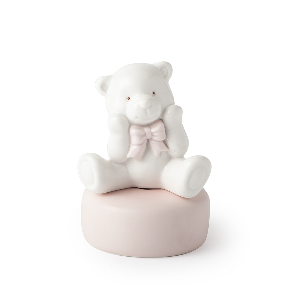 Carillon Porcellana Orsetto Dia.8,5X13Cm Hervit Hervit