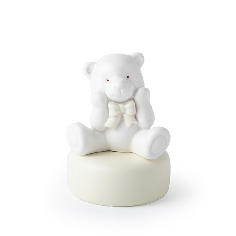 Carillon Porcellana Orsetto Dia.8,5X13Cm Hervit Hervit