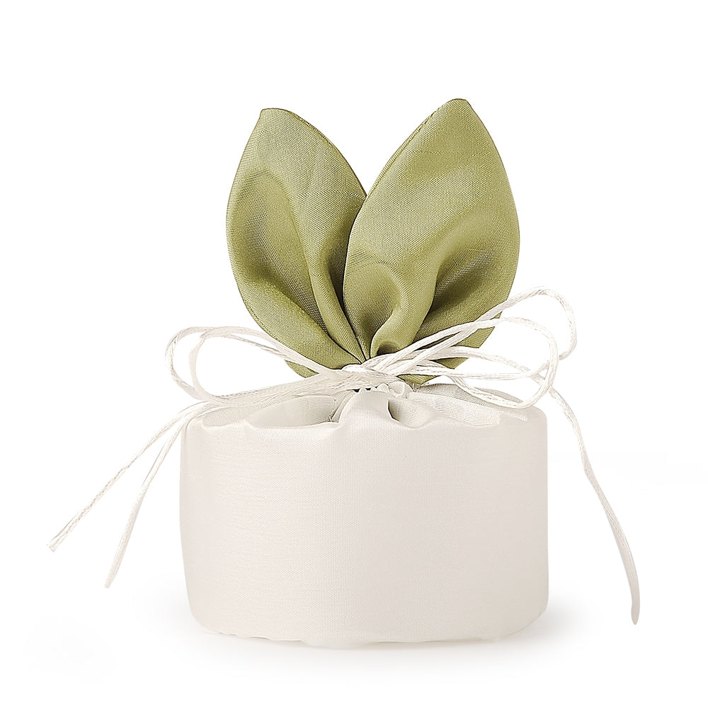 Sacchettino Taffeta Avorio Dia.10X20Cm Hervit Hervit