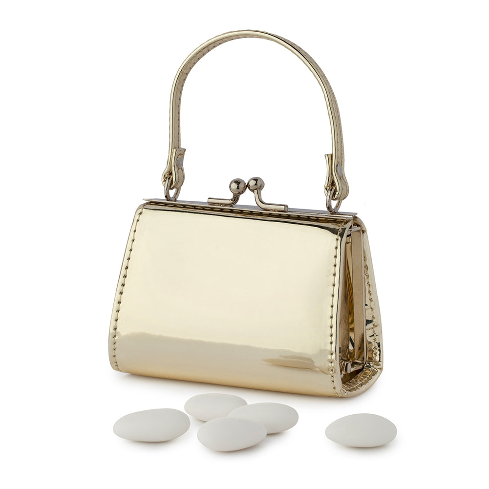 Borsetta Kelly Oro Specchio 10X5X8Cm(H) Hervit