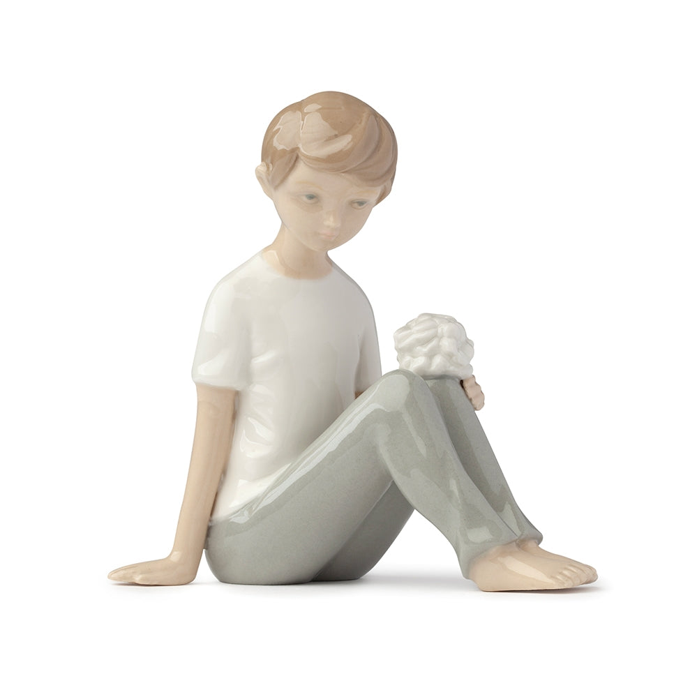Bimbo Seduto Porcellana 11Cm T-Shirt Hervit Hervit