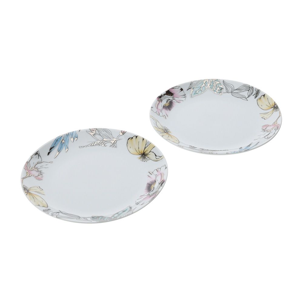 Box 2 Piatti Dessert Porcellana Dia.19Cm Hervit Hervit