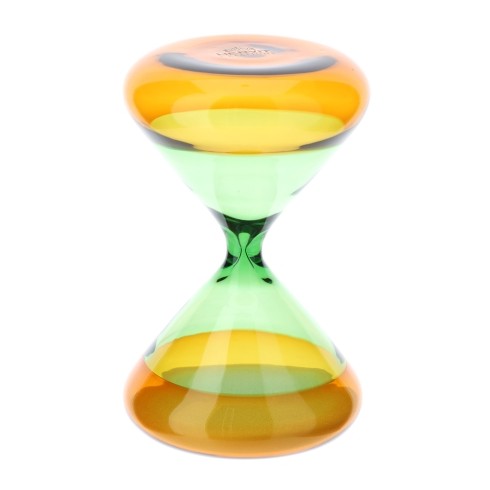 Clessidra Vetro Ambra/Verde Dia.9Xh14Cm Hervit