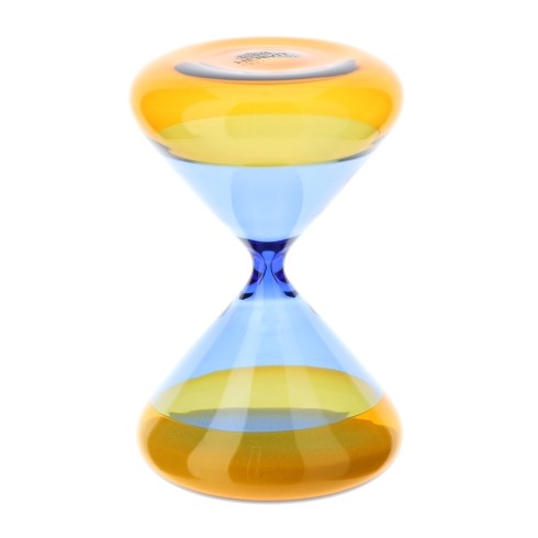 Clessidra Vetro Ambra/Blu Dia.9Xh14Cm Hervit