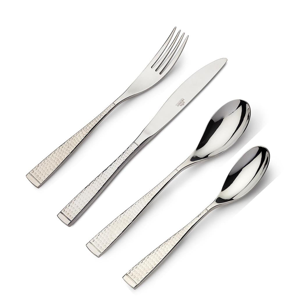 Servizio Posate 24 Pz Martellato Hervit Hervit