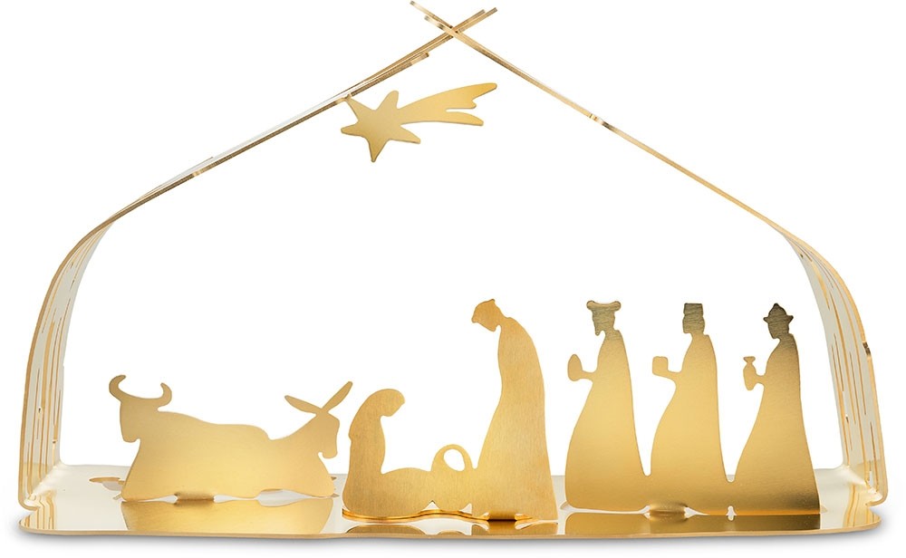 Bark Crib Presepe Gold Alessi