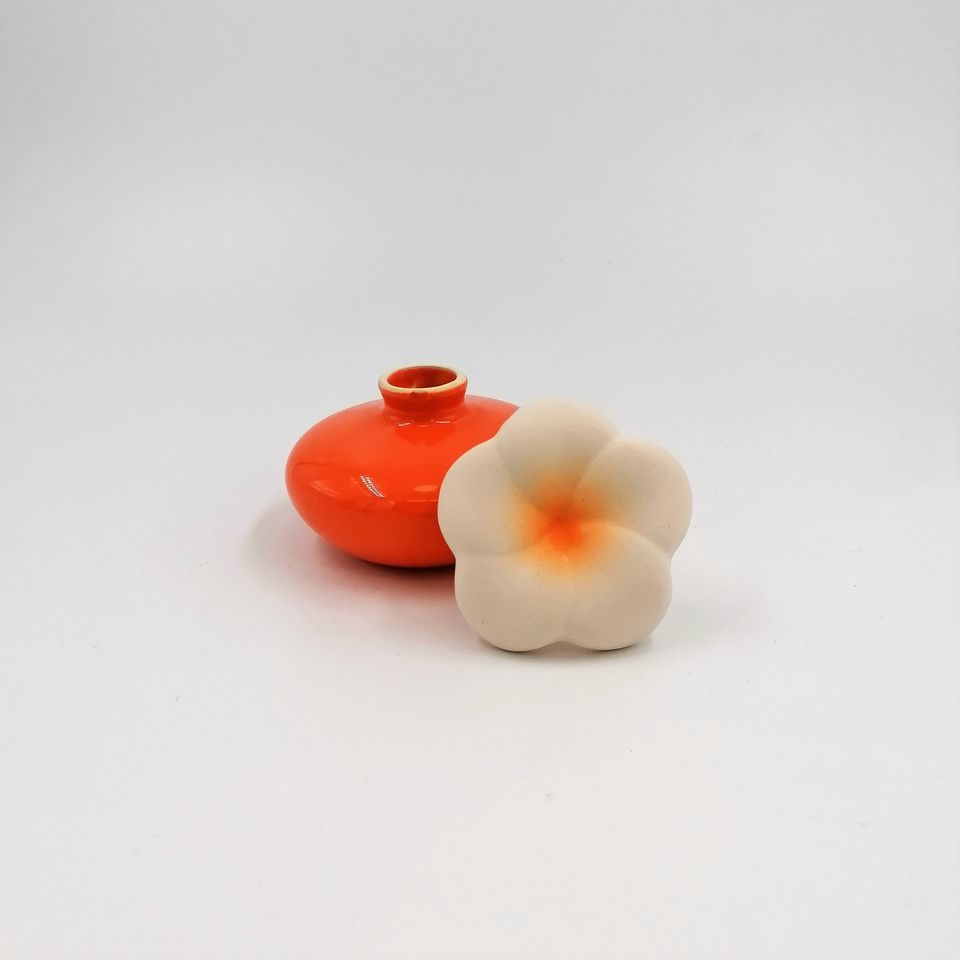 Diffusore A Fiore Mini Arancione Millefiori