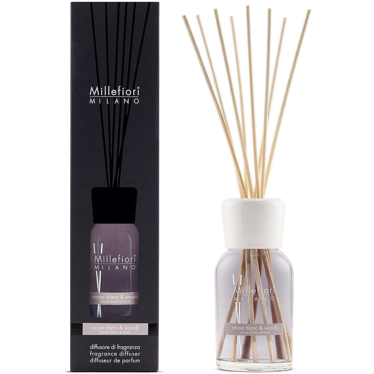 Cocoa Blanc & Woods Diffusore Di Fragranza 250 Ml Millefiori