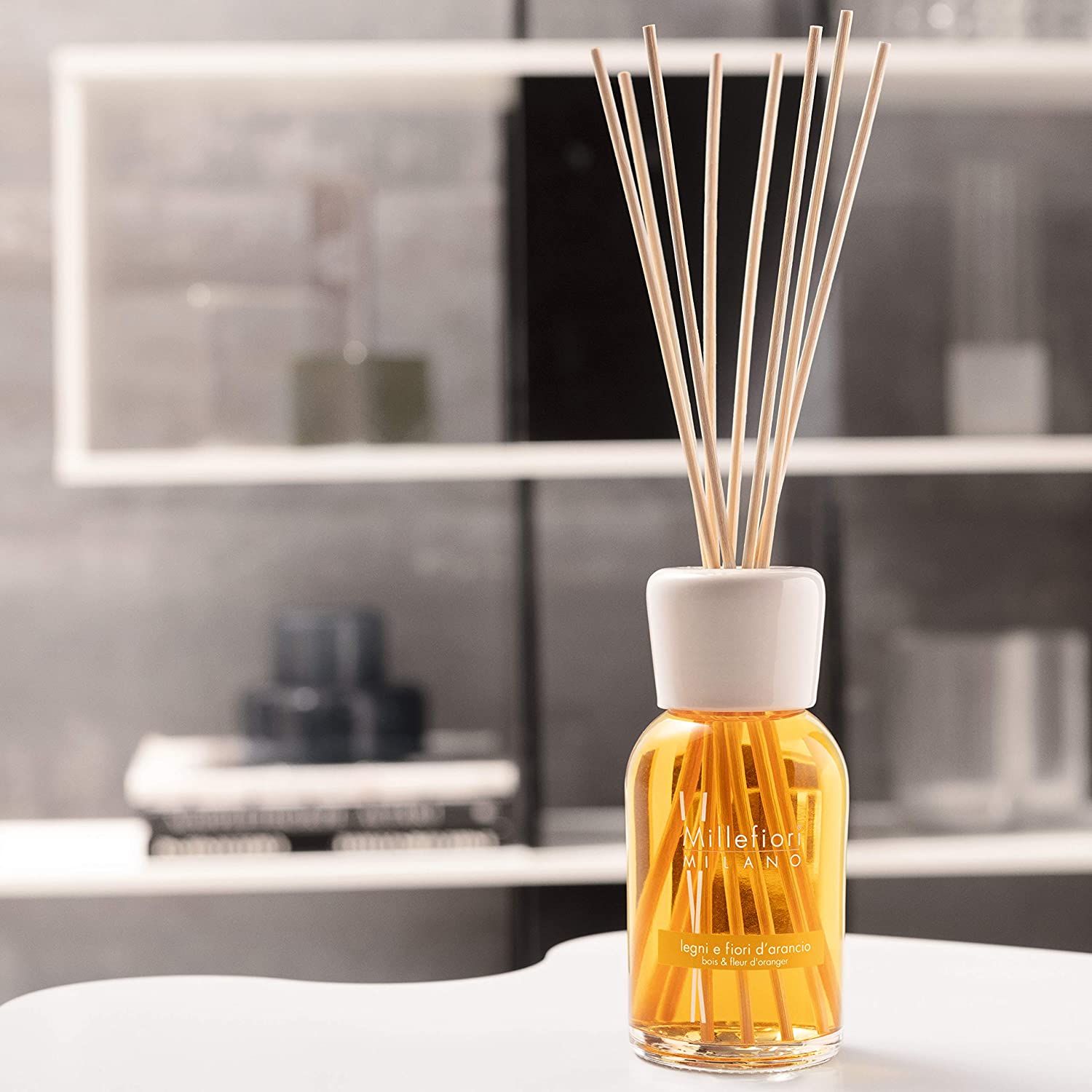 Diffusore A Bastoncini Legni & Fiori D`Arancio 100 Ml Millefiori Millefiori