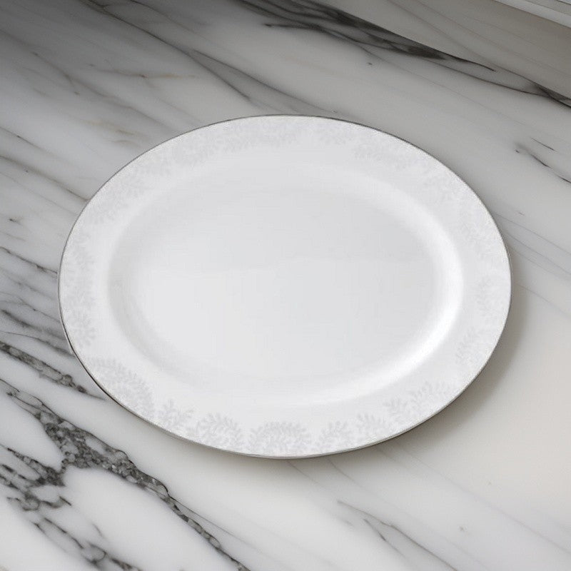 Piatto Ovale Grande Cm 39 Vera Wang Trailing Vine Wedgewood