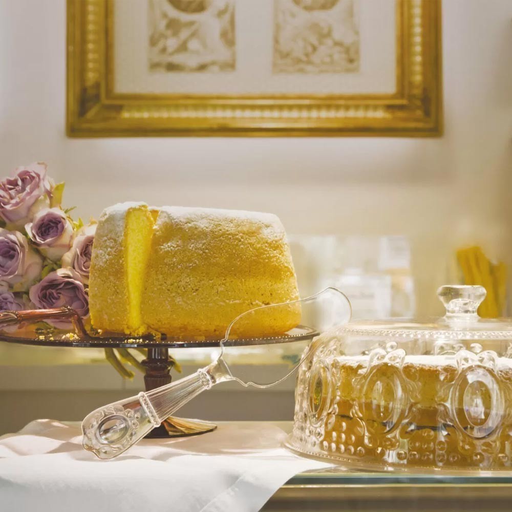 Piatto Torta Con Cupola Diam. 32 Cm Baci Milano