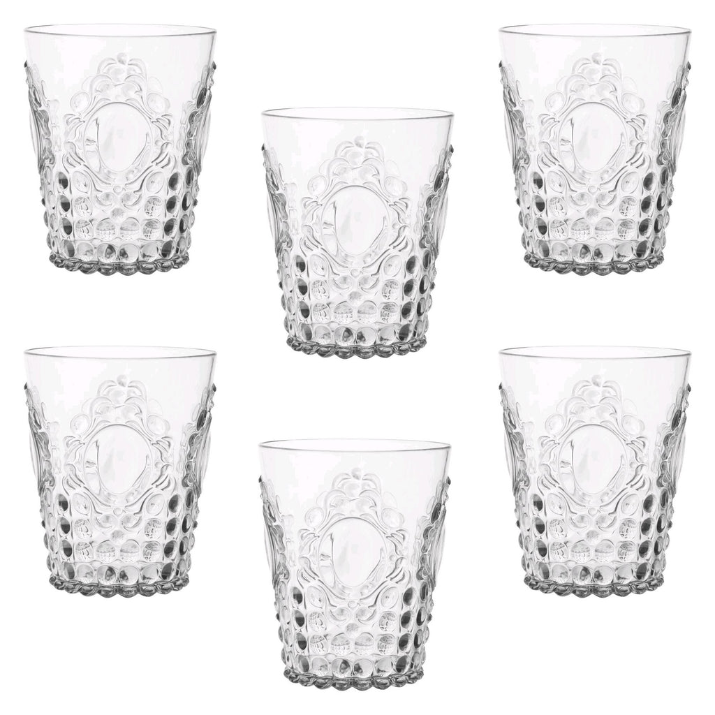 6 Bicchieri Acqua baroque & Rock Baci Milano