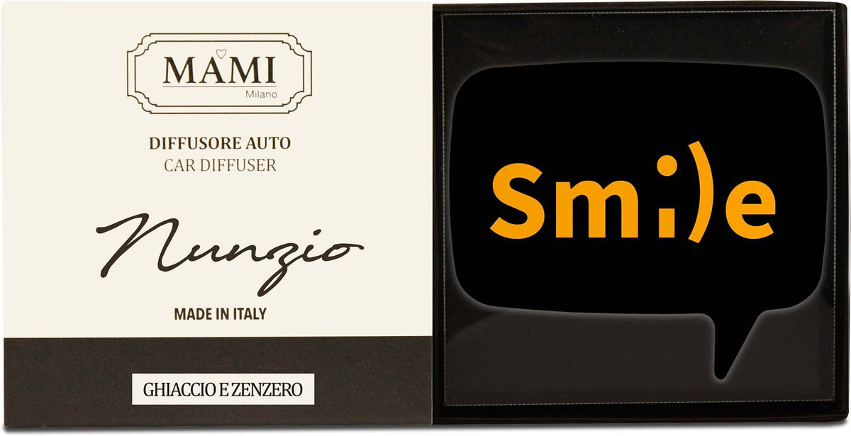 Diffusore auto Smile GHIACCIO E ZENZERO Mami Milano