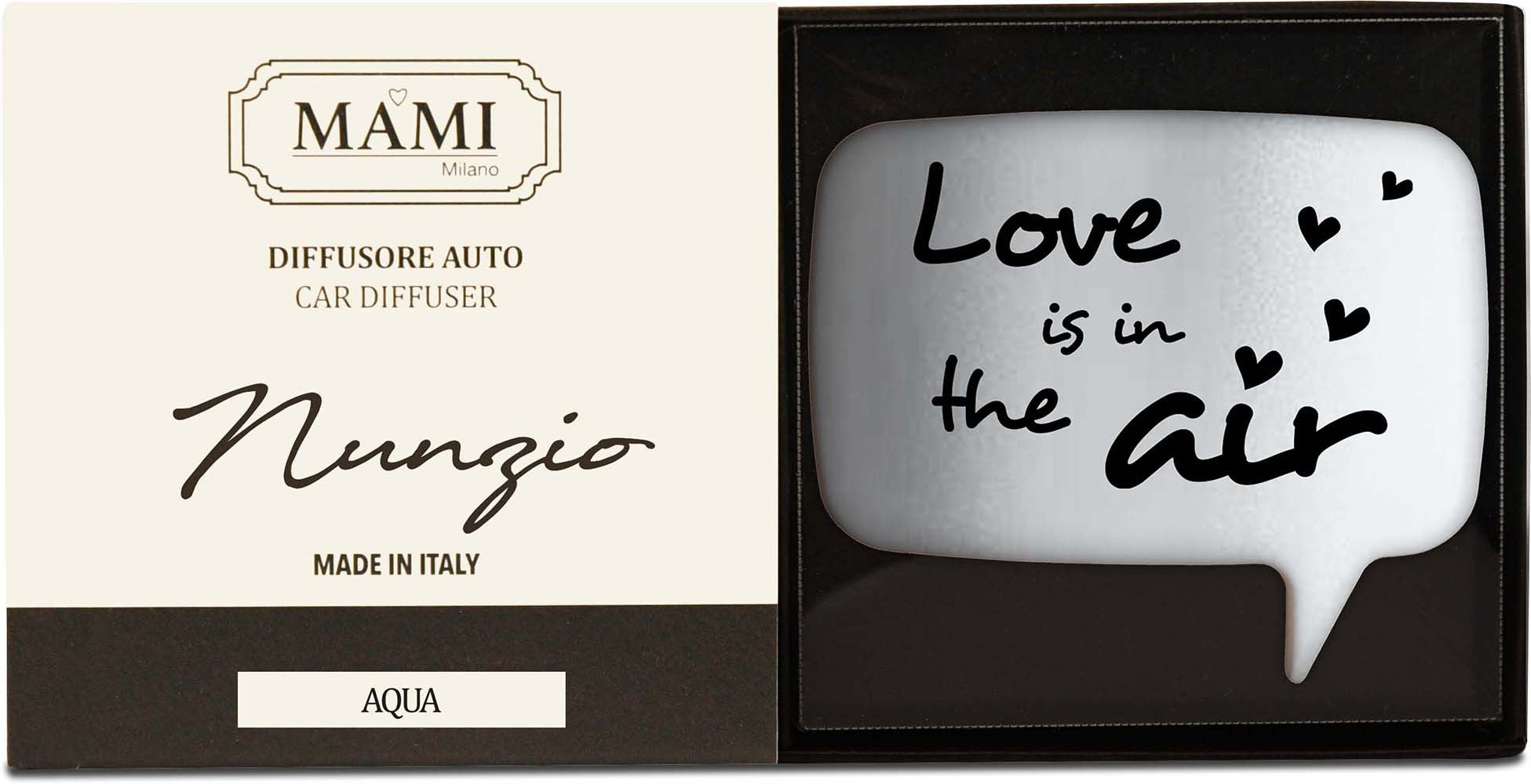 Diffusore auto Love is in the air AQUA Mami Milano