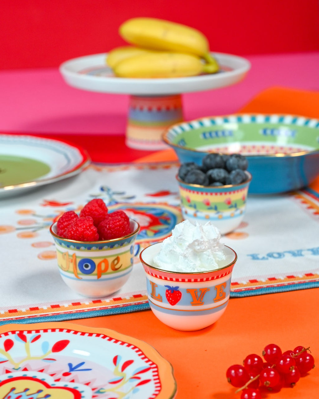 Set 6 Mini Cup Mamma Mia - Diam. 6 H 5 Baci Milano